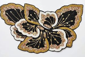 ที่รองจานปักลายลูกปัดสีดำคุณภาพสูงสำหรับตกแต่งโต๊ะในห้องครัวบ้านและงานแต่งงานสินค้าชั้นนำ - Product Image 6