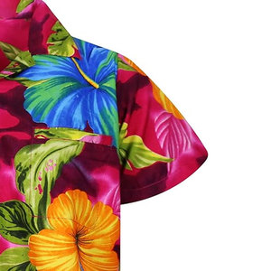 Chemise de plage personnalisée de haute qualité OEM pour hommes Chemises hawaïennes confortables avec logo personnalisé Chemise nouveau design pour hommes - Product Image 4