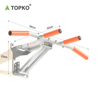 TOPKO Pull up Shelf Multifuncional Montado en la pared Pull up Bar Home Ejercicio Equipo de fitness Pull up Training Bar