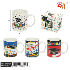 3.5 \ "X 3 \" graduazione tazza in ceramica 36 pz/CS lavastoviglie lavabile a microonde schermo stampato fornito per uso bar 200ml di capacità calda - Product Image 1