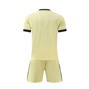 2022เสื้อฟุตบอลสะดวกสบายที่กำหนดเองการออกแบบโลโก้ระเหิดผู้ชายเครื่องแบบฟุตบอลชุดผ้าฝ้าย100% โพลีเอสเตอร์กีฬาสวมใส่ - Product Image 2