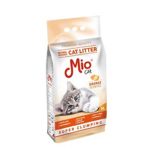 Lettiera per gatti in Bentonite spessa profumata di arancia Mio 5 Lt