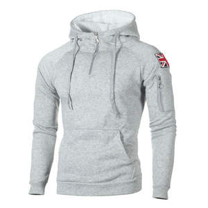 Sudadera con Capucha Gruesa con Cremallera y Forro Polar Bordado para Hombre y Mujer, 100% Algodón Transpirable - Product Image 5