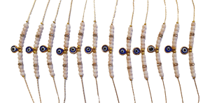 Bracelet en acier inoxydable plaqué pierres de zircon imitation perle DAFNI BIG PAZAR - Cadeau tendance - Product Image 5