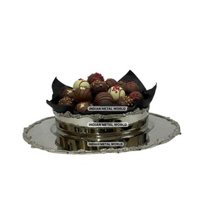 Tazón de Servir de Aluminio Plateado Pulido de Primera Calidad, Tazón Decorativo de Metal para Chocolate, para el Hogar, Hotel, Restaurante, Precio Más Bajo - Product Image 5
