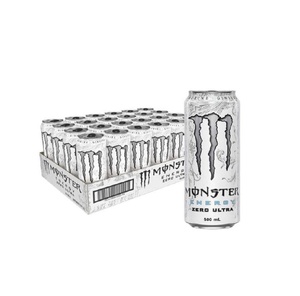 Authentic Monster Energy Ultra <b>Zero</b> <b>Sugar</b> Drink 500 ml Can Energy Boost Beverage for Bulk Purchase Wholesale Supply - Product Image 1