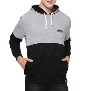 Sudadera con capucha de gran tamaño para hombre, proveedor de marca privada básica, sudaderas con capucha de mezcla de algodón con etiquetas personalizadas, opciones de impresión y embalaje - Product Image 1