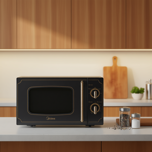 Microonde 700W (20Lt) RETRO' MM720CJB Black - Product Image 3