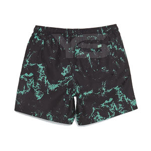 100% Polyester Sublimation Board Shorts Casual Mid Waist Breathable with Drawstring Closure Custom Front Logo Short - Product Image 1