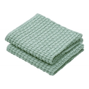 Couleur verte à carreaux, linge de cuisine domestique, serviettes, certificat GOTS, conception personnalisée, 100% coton pur Extra absorbant - Product Image 1