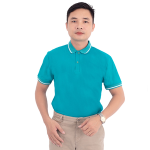 T-shirt de polo pour hommes de haute qualité: mélange de coton 210gsm pour le golf/sport, expédition rapide, OEM/ODM - Product Image 3