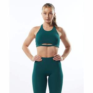 Vêtements de sport pour femmes, soutien-gorge de sport sans couture, haute qualité, respirant, séchage rapide, grande taille, soutien moyen, bretelles réglables - Product Image 1