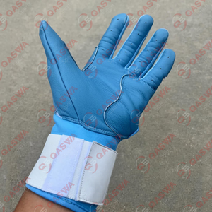 Gants de frappeur à doigts entiers de haute qualité pour les joueurs de baseball Logo personnalisé et design Gants de baseball et softball en cuir véritable - Product Image 5