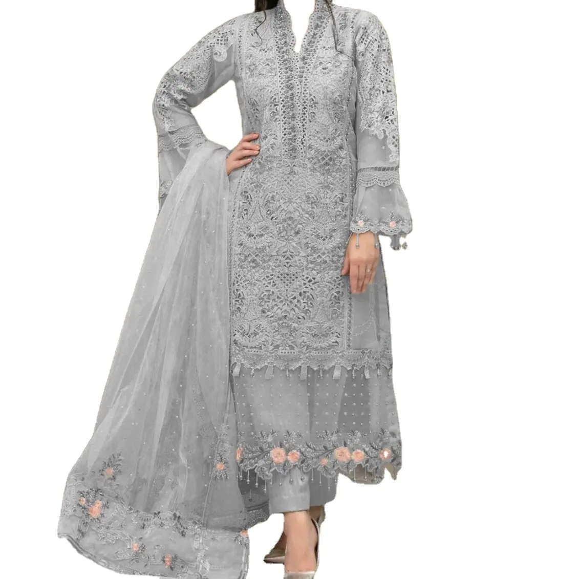 Fantasia stile indiano lehnga choli shalwar kameez e abiti da donna di alta qualità