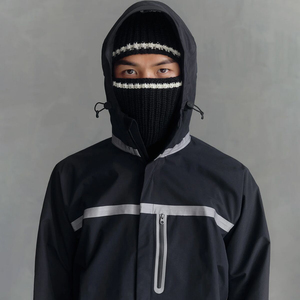 Custom <b>Men's</b> Waterproof <b>Reflective</b> Windbreaker <b>Jacket</b> Hooded Lightweight Outdoor Hiking Tactical Sportswear Techwear Rain Coat - Product Image 6