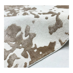 Alfombra anudada a mano de 100 nudos fábrica Indo Nepali tejido hogar hoteles Villas personalizado tibetano lana seda alto corte bajo 3D con logotipo personalizado - Product Image 1