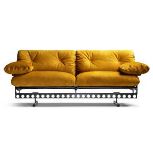 Ouverture Two-Seat Chesterfield <b>Sofa</b> Convertible Square Design <b>for</b> Home Furniture <b>for</b> Living Rooms Apartments Filled with <b>Sponge</b> - Product Image 2