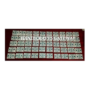 Boîte à bijoux en nacre blanche naturelle, incrustation artisanale, motif floral, surface brillante, pour ranger les colliers, boîte de rangement sécurisée - Product Image 1