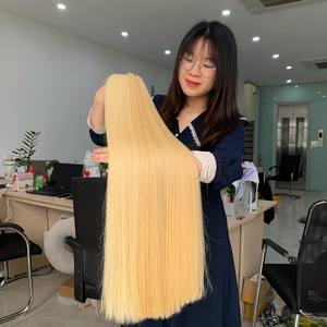 Extensiones de cabello humano virgen a granel de grado premium 100%, extensiones de cabello vietnamita crudo, precio al por mayor de fábrica - Product Image 1