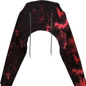 Sudadera corta con capucha personalizada para Mujer | Jersey de moda 2025 para gimnasio, ropa deportiva, Propietarios de boutiques y compradores de ropa deportiva al por mayor - Product Image 1