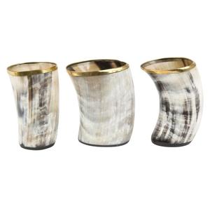 Coupe de corne Viking Navire de corne à boire de bière et de bière médiévale - Product Image 3