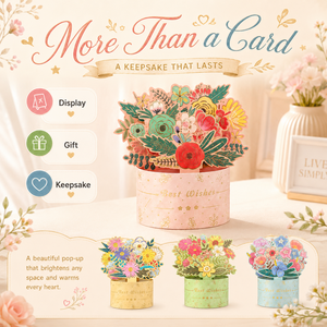 Tarjeta <span class=keywords><strong>de</strong></span> Felicitación 3D con Ramo <span class=keywords><strong>de</strong></span> Flores, Tarjeta <span class=keywords><strong>de</strong></span> Felicitación 3D Hecha a Mano con Corte Láser y Papel Dorado para el Día <span class=keywords><strong>de</strong></span> San Valentín y el Día <span class=keywords><strong>de</strong></span> la Madre - Product Image 6