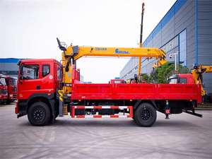 14 טון משאית רכוב מנוף טלסקופי בום טלסקופי בנייה הרמת מטענים - Product Image 4