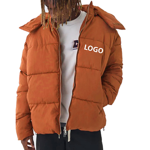 Veste matelassée imperméable à fermeture éclair lumineuse de haute qualité pour homme, personnalisable - Product Image 1