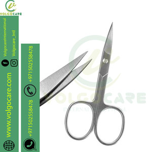 High Carbon Stainless Steel Professional Nail Nail and Cuticle <b>Scissors</b> Made With Stainless Steel Professional nail <b>scissors</b> - Product Image 2