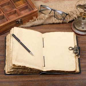 Customizable High Quality Vintage <b>Journal</b> Sketchbook Tree <b>Life</b> Embossed Leather Cover Medieval Travel Hardback Water Color Gift - Product Image 5