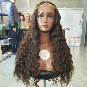Cabello vietnamita crudo 5x5 Peluca de onda profunda Color marrón 22-30 pulgadas Peluca Cabello crudo virgen con proveedor mayorista - Product Image 3