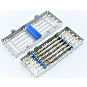 ชุดเครื่องมือยกกระดูกไซนัสคุณภาพสูง 5 ชิ้น ผลิตจากเหล็กเยอรมัน สำหรับการปลูกถ่ายรากฟันเทียม พร้อมกล่องเก็บอุปกรณ์ คู่มือการใช้งาน Surginexa รับประกัน 1 ปี ได้รับการรับรองมาตรฐาน CE - Product Image 1