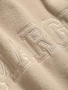 Sudadera con capucha de 100% algodón polar de 350g para hombres con bordado personalizado logotipo personalizado patrón sólido ajuste cómodo para el invierno - Product Image 4