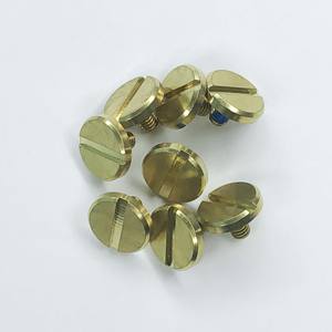 Tornillos de Latón para Encuadernación M3-M5, Cabeza Plana, para Manualidades en Cuero, Correas y Cinturones, Buen Precio, OEM/ODM - Product Image 3