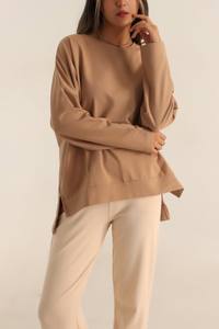 เสื้อสเวตเชิ้ตผู้หญิง Ever Glow รุ่นใหม่ สไตล์เซ็กซี่และคลับ ผลิตจากผ้าฟลีซรักษ์โลก กันน้ำ พร้อมปักโลโก้ตามสั่ง สีพื้น ไซส์พลัส - Product Image 6