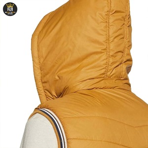 \ Manteaux chauds sans manches pour hommes Gilet rembourré en coton pour hommes Logo personnalisé Quilting Puffer Vest veste d'hiver - Product Image 5