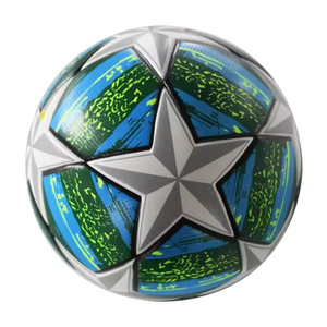 Vente à chaud de ballons de football de haute qualité PU PVC matériel Rexine balles de football cousus à la main meilleure vente Logo personnalisé couleurs personnalisées - Product Image 2