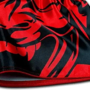 Pantalones Cortos de Artes Marciales Cómodos Hechos a Medida para Boxeo y Kickboxing, Spandex/Poliéster, Unisex para Adultos - Product Image 6