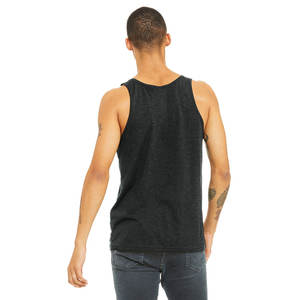 BELLA + TOILE Hommes Triblend Débardeur Chemise Sans Manches 3484 Pré-rétréci Respirant hommes coton gym gilet fitness débardeur - Product Image 3
