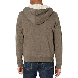 Sudadera Clásica con Cierre, Transpirable, 100% Algodón, Forro Polar Sherpa, Capa para Clima Frío, Suministro ODM - Product Image 2