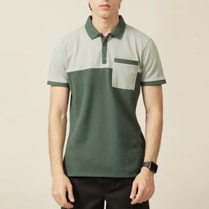 2025 nouveau personnalisé 100% coton Polo hommes séchage rapide à manches courtes T-Shirt solide impression motif votre propre marque usine en gros - Product Image 1