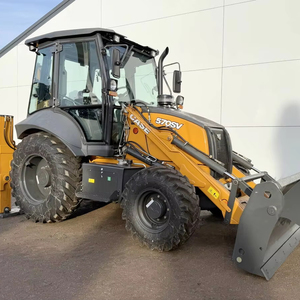 รถตัก4WD 570SV กรณีรถตักด้านหน้าพร้อมรถแบคโฮสำหรับเครื่องยนต์กราวน์เป็นส่วนประกอบหลัก - Product Image 1