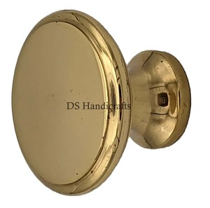 ลูกบิดทองเหลืองที่มีคุณภาพสูงหรูหราขายดีลูกบิดประตูตู้โลหะที่จับผลิตในอินเดียในราคาที่ดีที่สุด - Product Image 5