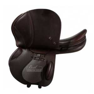 Silla de montar inglesa premium de cuero, equipo ecuestre, silla de salto. - Product Image 4