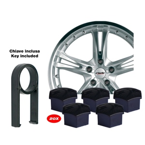 Cache-clés noirs de 21 mm - Product Image 1