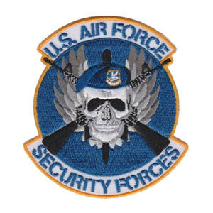 Patch de sécurité avec système de crochet à boucle pour uniformes avec lettres d'impression sublimées un petit et un grand - Product Image 6