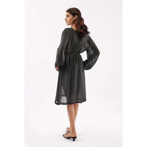 เดรสทรงเอไลน์ลายจุดผู้หญิง - Product Image 4