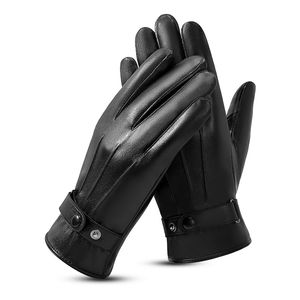 Guantes de Moda de Cuero PU Resistentes al Viento, Diseño Unisex para Motocross, Deportes de Invierno, Ciclismo, Negocios, Viajes Diarios, Venta al Por Mayor - Product Image 1