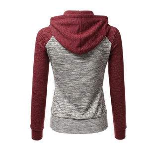 2025 nouveauté Logo personnalisé brodé 100% coton biologique sweat à capuche zippé pour les femmes respirant bouffée impression automne à capuche bricolage - Product Image 2