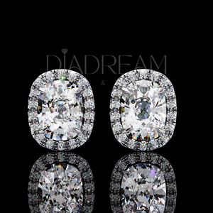 Women's 925 Sterling Silver VVS Clarity Leb Grown Diamond <b>Stud</b> <b>Earrings</b> <b>Fine</b> Jewelry for Wedding Engagement Special Occasions - Product Image 4